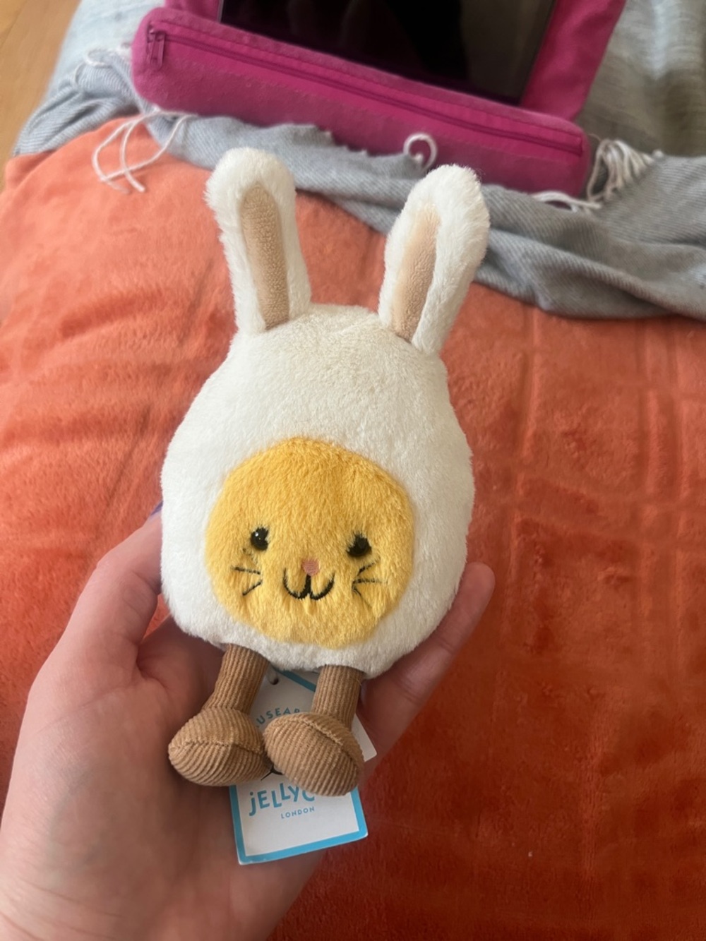 Retired Jellycat Amuseables Bunny Egg Plush - Picture 3 of 10